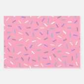 Farbensparkle Geschenkpapier Set (Vorderseite)