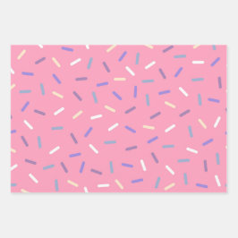 Farbensparkle Geschenkpapier Set