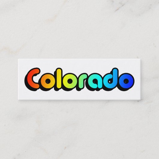 Farbenspiel Mini Visitenkarte (Vorderseite)