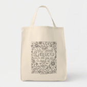 Farbenspiel Sie Ihren eigenen Stadtbeutel mit Kuns Tragetasche (Vorne)