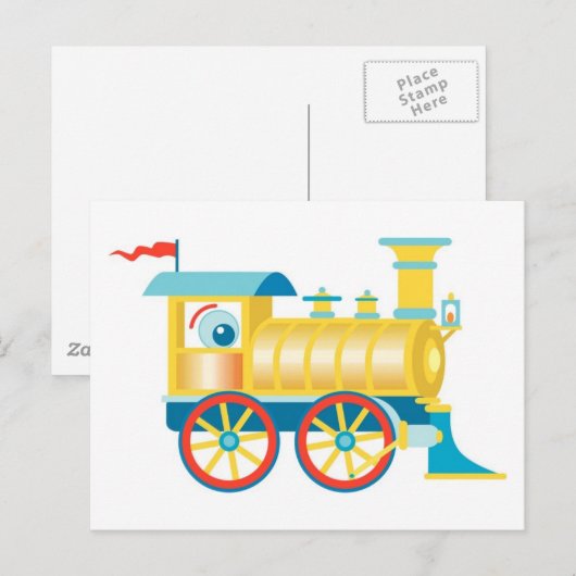 Farbenspielzeug Postkarte (Vorne/Hinten)