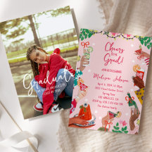 Farbensprühende Gratulation zur Abitur-/Abschlussf