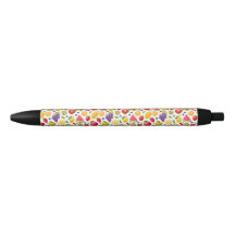 Farbenstift mit fruchtigem Muster (weiße Basis)