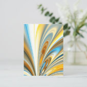 Farbenstoß Postkarte (Stehend Vorderseite)