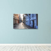 Farbenstrassen des alten San Juan Leinwanddruck (Insitu (Holzboden))