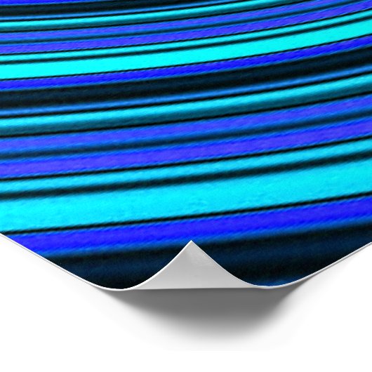 Farbenstrudel Poster (Ecke)