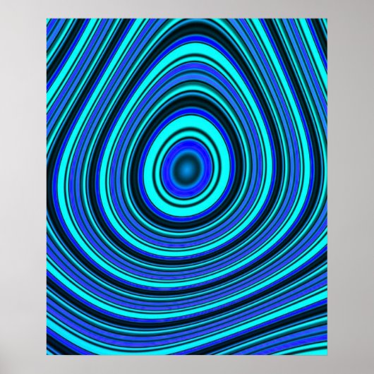 Farbenstrudel Poster (Vorne)