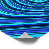 Farbenstrudel Poster (Ecke)