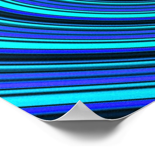 Farbenstrudel Poster (Ecke)