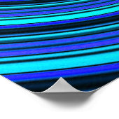 Farbenstrudel Poster (Ecke)