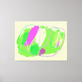 Farbentladung Gestrichen Canvas Druck Leinwanddruck