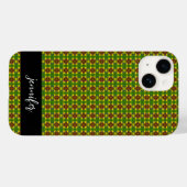 Farbenvolles Blumenmuster Case-Mate iPhone Hülle (Rückseite (Horizontal))