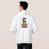 Farbenvolles digitales Design Männergrundgedeckte Hoodie (Schwarz voll)