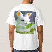 Farbenvolles digitales Design Männerwert-T - Shirt (Rückseite)