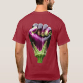 Farbenvolles digitales Design Männerwert-T - Shirt (Rückseite)