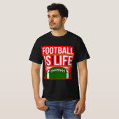 Farbenvolles digitales Design Männerwert-T - Shirt (Vorne ganz)