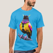 Farbenvolles digitales Design Männerwert-T - Shirt (Vorderseite)