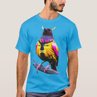 Farbenvolles digitales Design Männerwert-T - Shirt