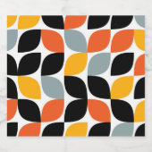 Farbenvolles, einzigartiges, trendiges, urbanes Bl Bierflaschenetikett (Einzelnes Label)