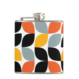 Farbenvolles, einzigartiges, trendiges, urbanes Bl Flachmann