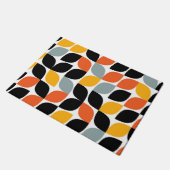 Farbenvolles, einzigartiges, trendiges, urbanes Bl Fußmatte (Schrägansicht)