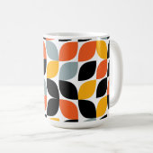 Farbenvolles, einzigartiges, trendiges, urbanes Bl Kaffeetasse (VorderseiteRechts)