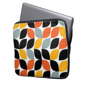 Farbenvolles, einzigartiges, trendiges, urbanes Bl Laptopschutzhülle (Vorderseite Links)