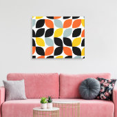 Farbenvolles, einzigartiges, trendiges, urbanes Bl Leinwanddruck (Insitu (Wohnzimmer))