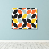 Farbenvolles, einzigartiges, trendiges, urbanes Bl Leinwanddruck (Insitu (Holzboden))