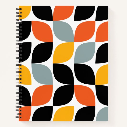 Farbenvolles, einzigartiges, trendiges, urbanes Bl Notizblock (Vorderseite)