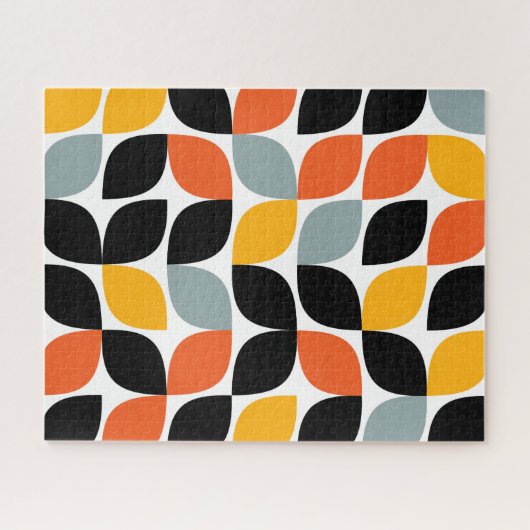 Farbenvolles, einzigartiges, trendiges, urbanes Bl Puzzle (Horizontal)