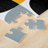 Farbenvolles, einzigartiges, trendiges, urbanes Bl Puzzle (Seite)