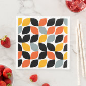 Farbenvolles, einzigartiges, trendiges, urbanes Bl Serviette (Beispiel)