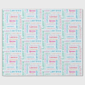 Farbenvolles Geschenkpapier für benutzerdefinierte (Flach)