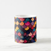 Farbenvolles Glitzer-Skalenmuster Kaffeetasse (Mittel)
