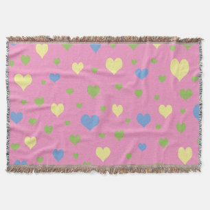 Farbenvolles Herzdesign Decke