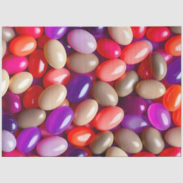 Farbenvolles Jelly Bean Art Tissue Paper Seidenpapier