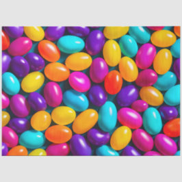 Farbenvolles Jelly Bean Art Tissue Paper Seidenpapier
