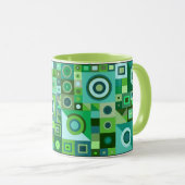 Farbenvolles künstlerisches Geburtstagsgeschenk Tasse (VorderseiteRechts)