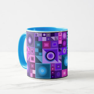Farbenvolles künstlerisches Geburtstagsgeschenk Tasse