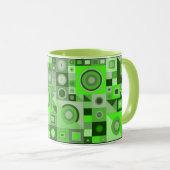 Farbenvolles künstlerisches Geburtstagsgeschenk Tasse (VorderseiteRechts)