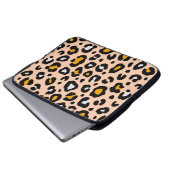 Farbenvolles Leopardenmuster, nahtlos. Modedesign Laptopschutzhülle (Vorne Knopf)