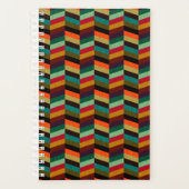 Farbenvolles, mehrfarbiges Herringbone-Muster Planer (Vorderseite)