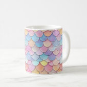 Farbenvolles Mermaid-Muster Kaffeetasse (VorderseiteRechts)