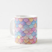 Farbenvolles Mermaid-Muster Kaffeetasse (Vorderseite Links)