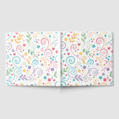 Farbenvolles, nahtloses Doodmuster Gästebuch (Voll)