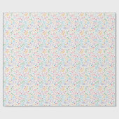 Farbenvolles, nahtloses Doodmuster Geschenkpapier (Flach)