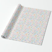 Farbenvolles, nahtloses Doodmuster Geschenkpapier (Ungerollt)
