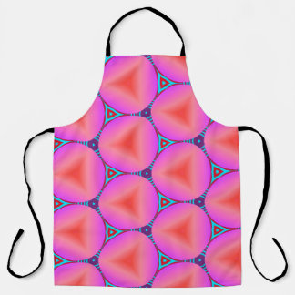 Farbenvolles nahtloses Muster mit einfachen geomet Schürze