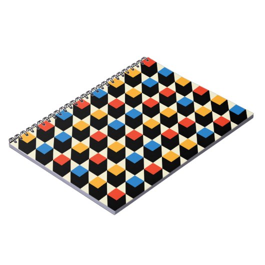 Farbenvolles Notebook Notizblock (Linke Seite)